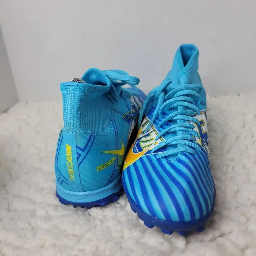 Nike Air Zoom Mercurial Vapor 15 TF Kylian Mbappé Turf Soccer Shoes US 6.5 DJ093